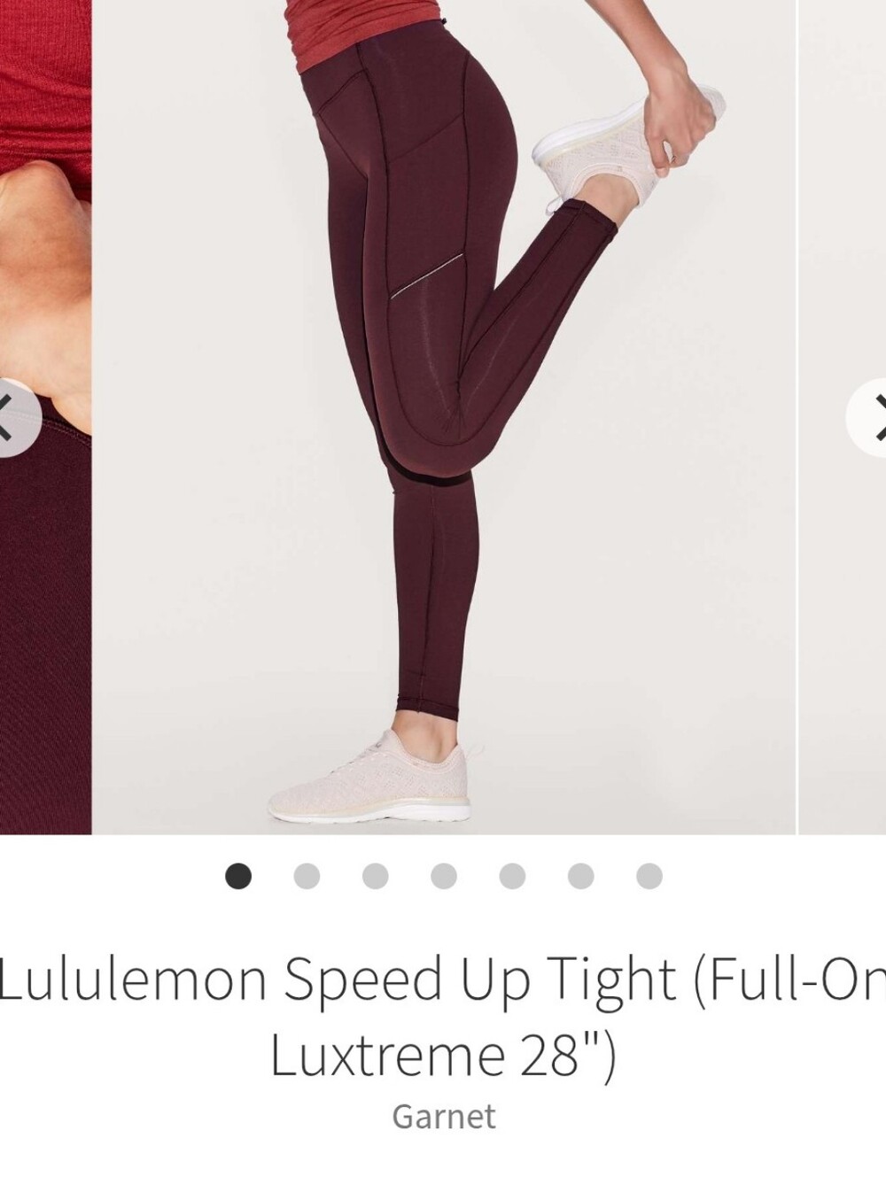lululemon athletica Speed Up Tight 28" in Garnet